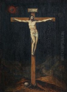 The Crucifixion by Gillis Mostaert the Elder