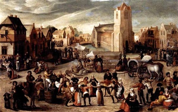 A Village Kermesse - view 1