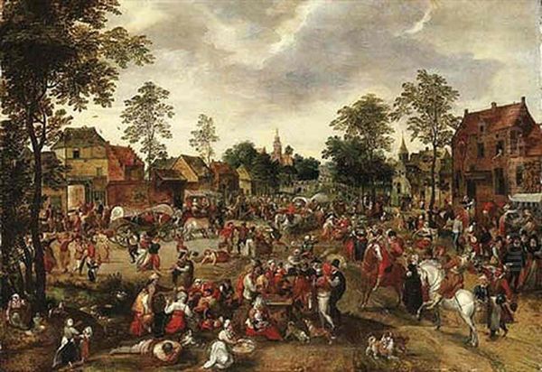 A Village Kermesse - view 1