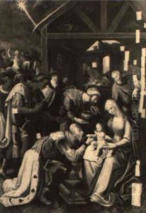 The Adoration Of The Magi by Gillis Mostaert the Elder