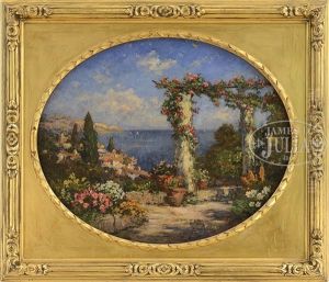 A Mediterranean Garden by Thomas Edwin Mostyn