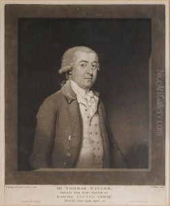 Mr Thomas Tayler, Twenty Two Years Master Oflloyds Coffee House by William Redmore Bigg