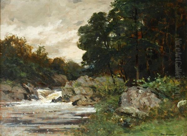 Betws-y-coed - The Torrent by Thomas Edwin Mostyn