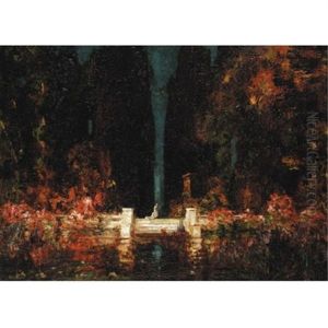 The Water Garden by Thomas Edwin Mostyn