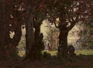 Cardinal's Garden by Thomas Edwin Mostyn