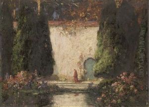 The Cardinal's Garden by Thomas Edwin Mostyn