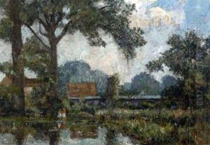 Figures By A Lakeside by Thomas Edwin Mostyn