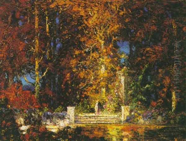 On The Steps By The Lake - view 1