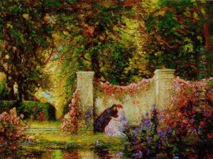 Lovers In An Enchanted Garden by Thomas Edwin Mostyn