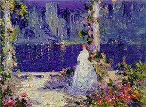 Garden Terrace by Thomas Edwin Mostyn