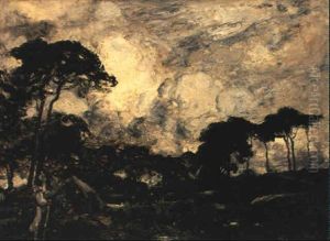 Gypsy Encampment By A River by Thomas Edwin Mostyn