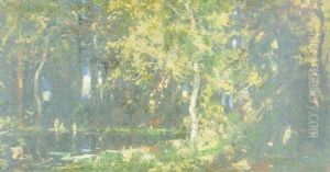The Pool In The Wood by Thomas Edwin Mostyn