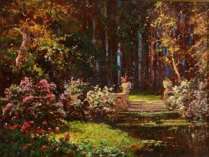 A Woodland Garden by Tom Mostyn