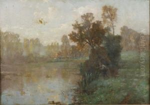 Fisherman by Jules Georges Moteley