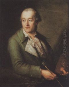 Portrat Des Malers Jacob Samuel Maurer by Johann Daniel Caspar Mottet