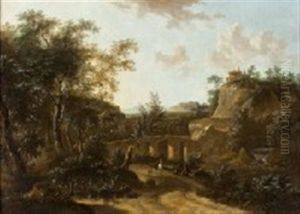 Landscape With A Stone Bridge Landscape With A Stone Bridge