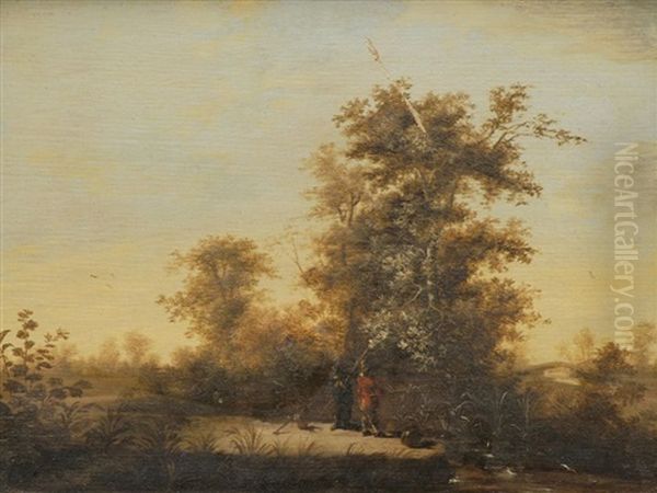Landschaft Mit Zwei Anglern - view 1