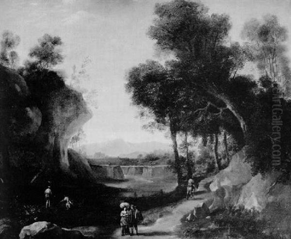 Figures In A Classical Landscape - view 1