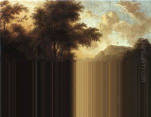 Wooded Landscape With Horse Riders by Frederick De Moucheron