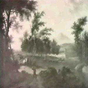 Scene De Chasse A Courre En Foret Scene De Chasse A Courre En Foret