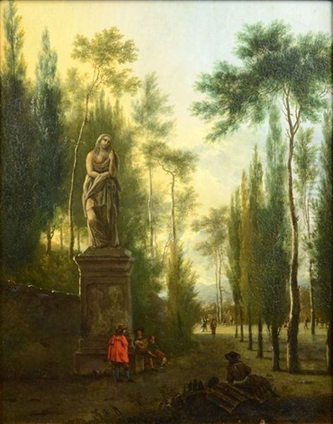 Garden With Figures - view 1