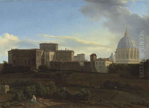 A View Of The Vatican, Rome, With The Sistine Chapel And St. Peter's Basilica (from The Janiculum) - view 1