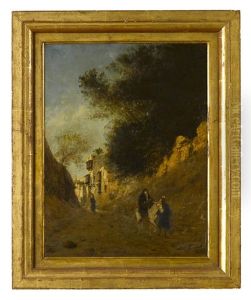 Ruelle A La Sortie De La Medina by Louis Claude Mouchot