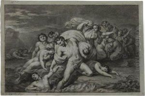 Noah Rescuing His Followers by Filippo Bigioli