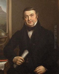 Portrait D'armateur by Ludovic (Louis Hippolyte) Mouchot