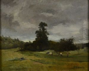 Les Labours by Alfred Mouillon