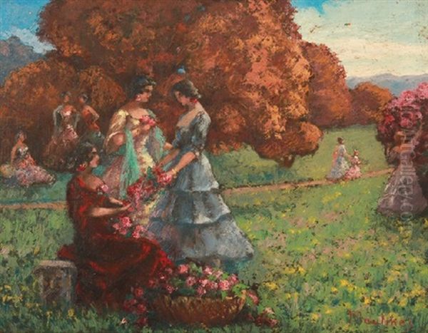 Ladies In The Garden - view 1