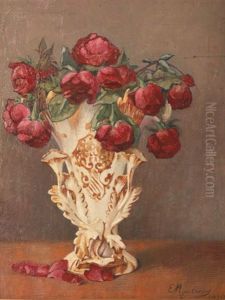Still Life In Red by Ernest Moulines