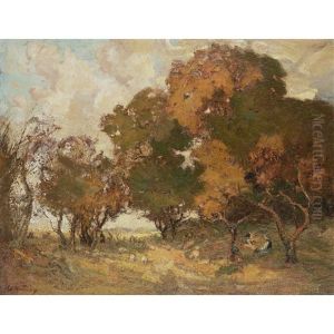 Minding The Flock by William Mouncey