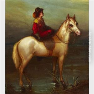 Lady On Horseback by Shepard Alonzo Mount