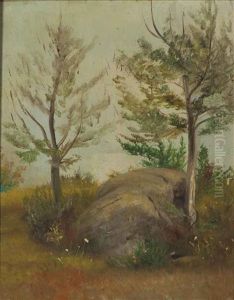 Rock And Trees by William Sidney Mount