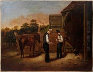 Jockey Whittling A Crop by William Sidney Mount