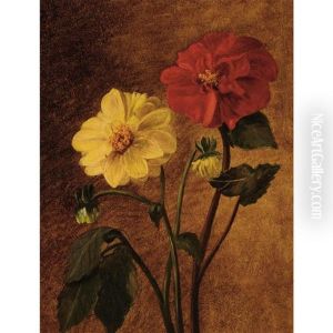 Dahlias by William Sidney Mount