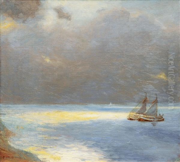 Sailing Boats And Marine Phosphorescence - view 1