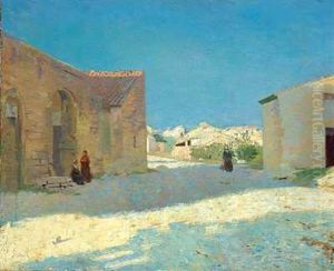 Landsbygade I Provence - Eftermiddag