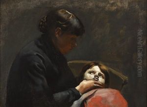 Woman And Child by Richard Thomas Moynan