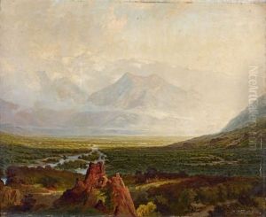 Paysage De Montagnes by Jean-Pierre Moynet