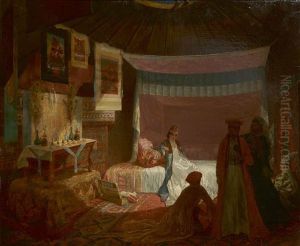 Princesse Kalmouche Dans Sa Kibitka (kibitza)
