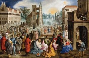 The Adoration Of The Magi by Anton Mozart