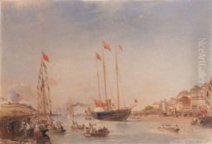 The State Visit Of Queen Victoria To Paris For The Opening Of The Great French Exhibition