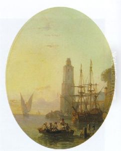 Hafen Mit Leuchtturm