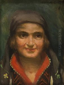 Head Of A Girl by Jan Vaclav Mrkvicka