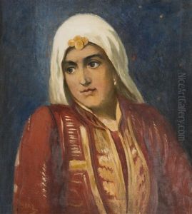 A Girl In Folk Costume