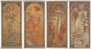 Les Saisons by Alphonse Mucha