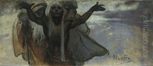 Esquisse Pour L'epopee Slave (sketch) by Alphonse Mucha