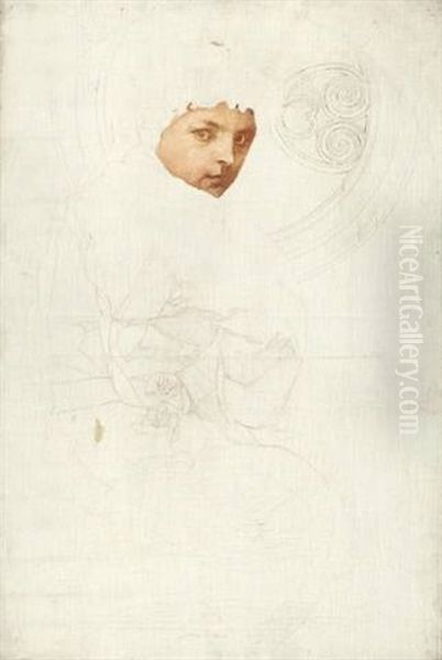 Frauenportrait (unfinished) - view 1